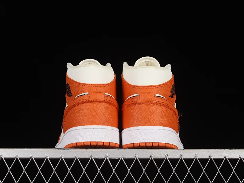 All Categories Air Jordan Jordan Series Basketball Shoes Air Jordan 1 Mid Air Jordan 1 Mid SE "Sport Spice" AJ1 Joe 1 White Orange Zhongbang Basketball Shoes DV1302-100
